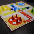 white red yellow and blue game board