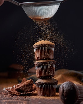 brown and white stone fragment