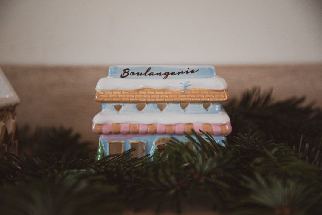 white and brown cake on green pine tree