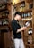 A satisfied customer browsing through the wine selection.