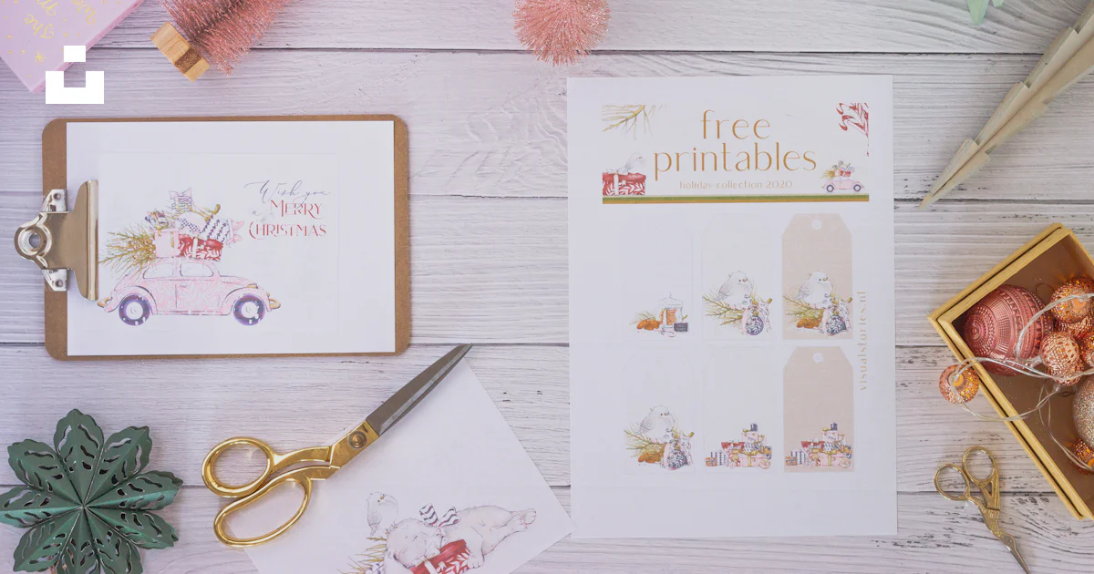 Card Examples Scissors Gold scissors beside white greeting card photo – Free Scissors Image on ...