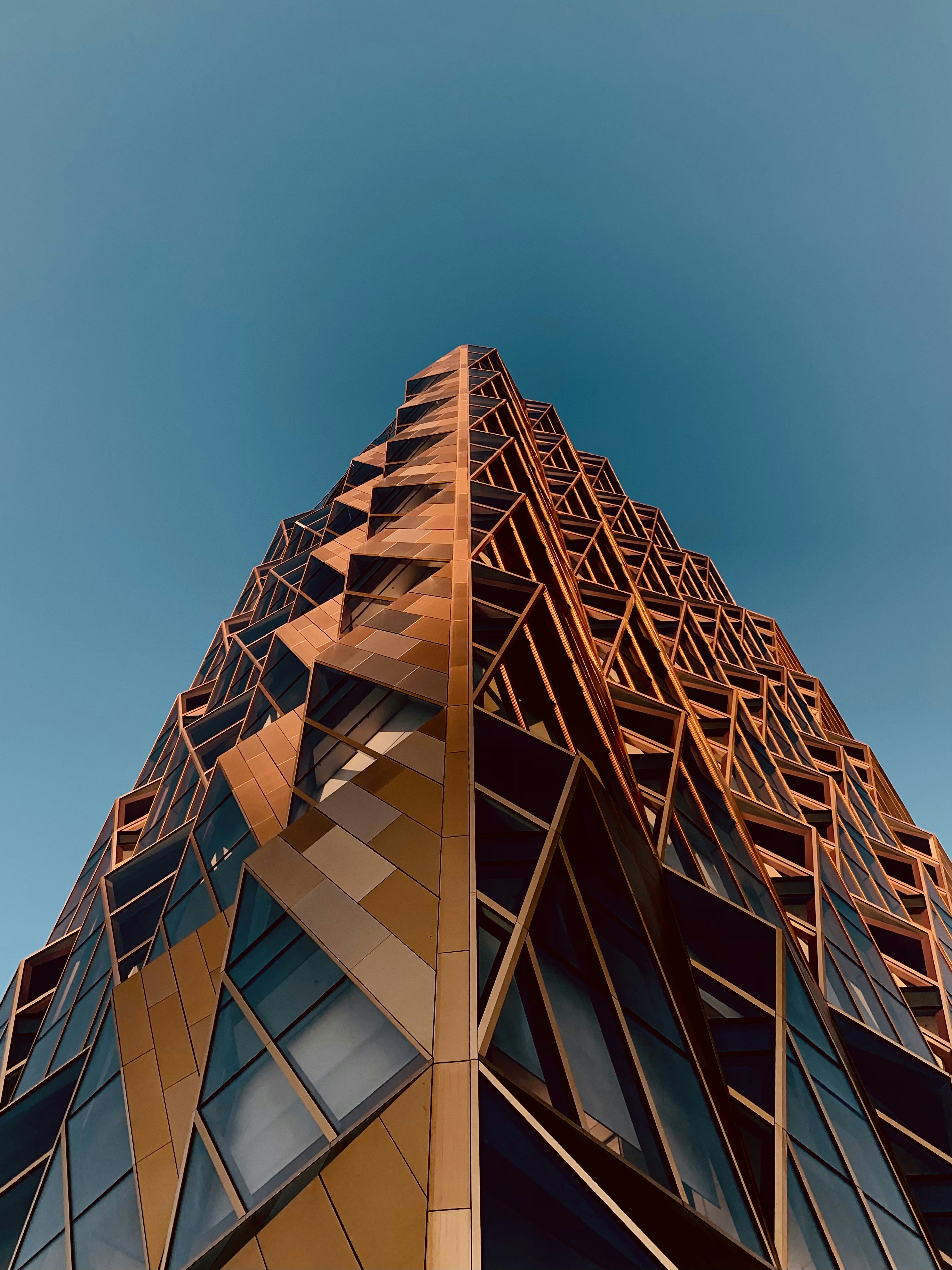 brown and white concrete building