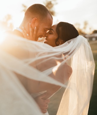 woman in white wedding dress