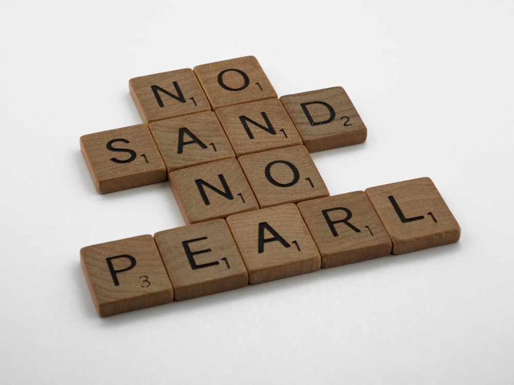 brown wooden blocks on white surface