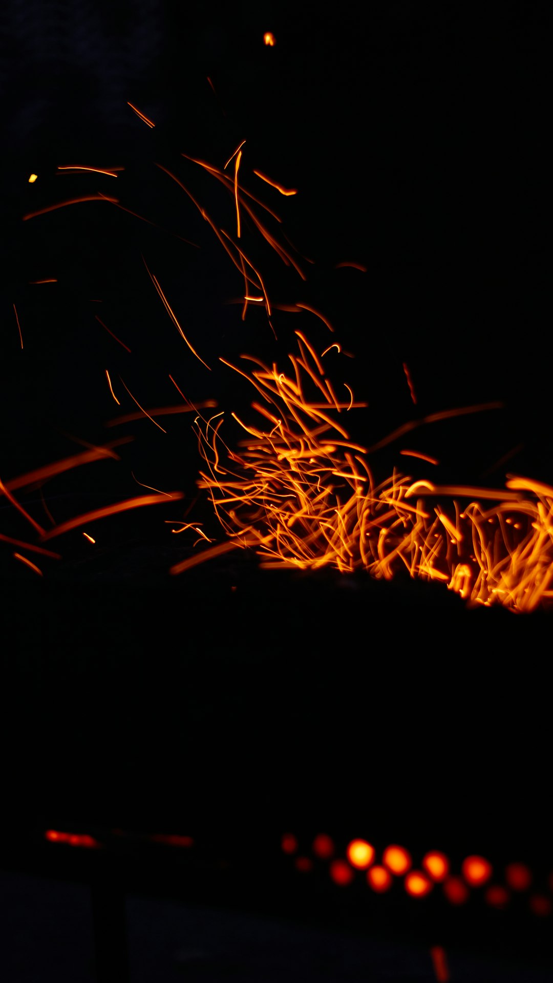 time lapse photography of fire