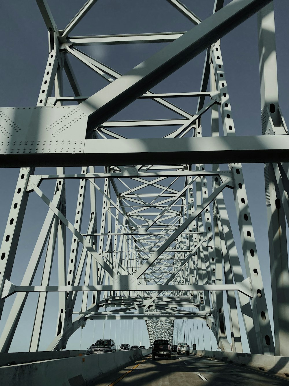 white metal frame under blue sky during daytime