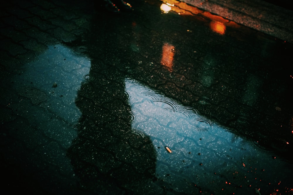 water droplets on glass window