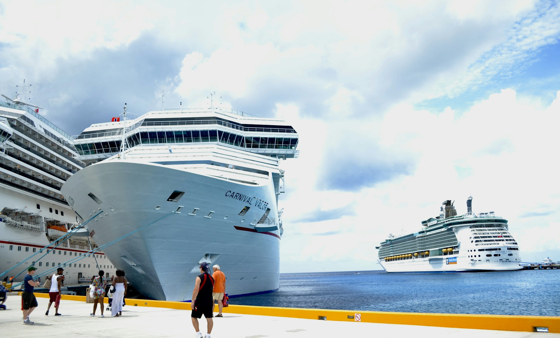 white cruise ship on sea during daytime