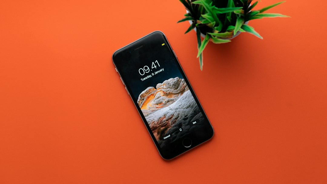 smartphone with earbuds