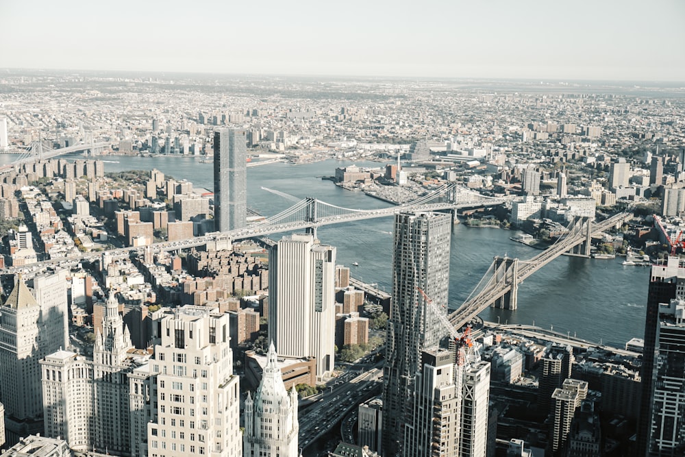 aerial view of city buildings during daytime