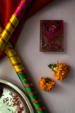 A vibrant collage showing glimpses of poetry, temple events, and delicious traditional meals.