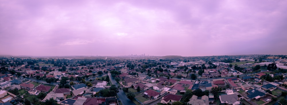 aerial view of city during daytime