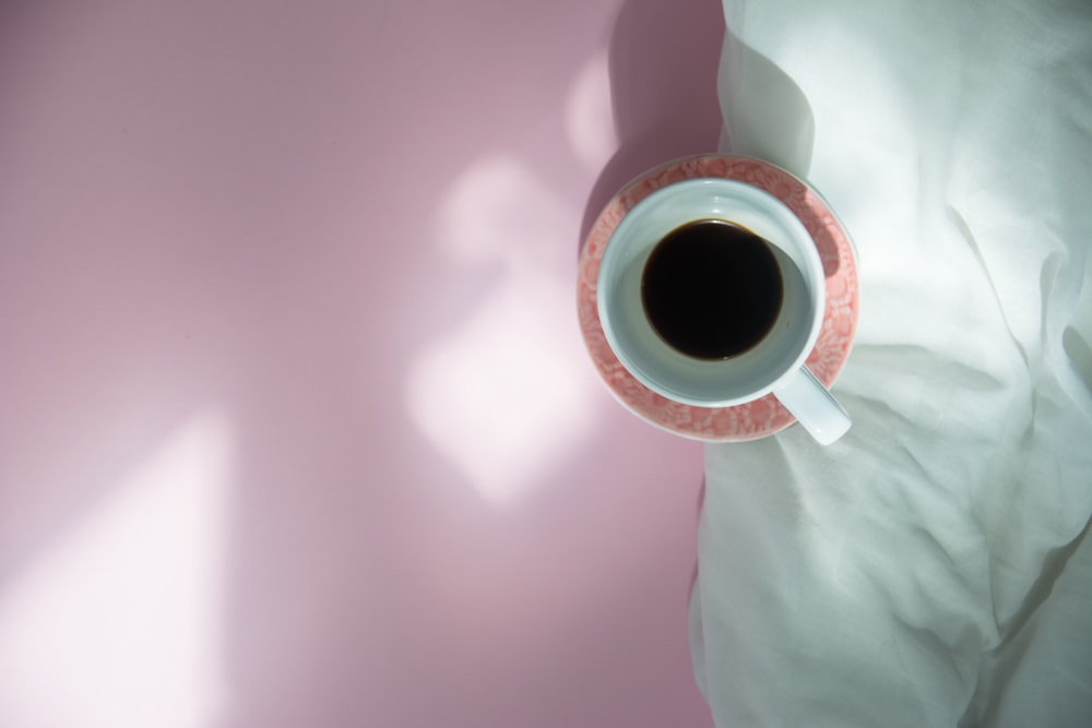 pink and white ceiling lamp