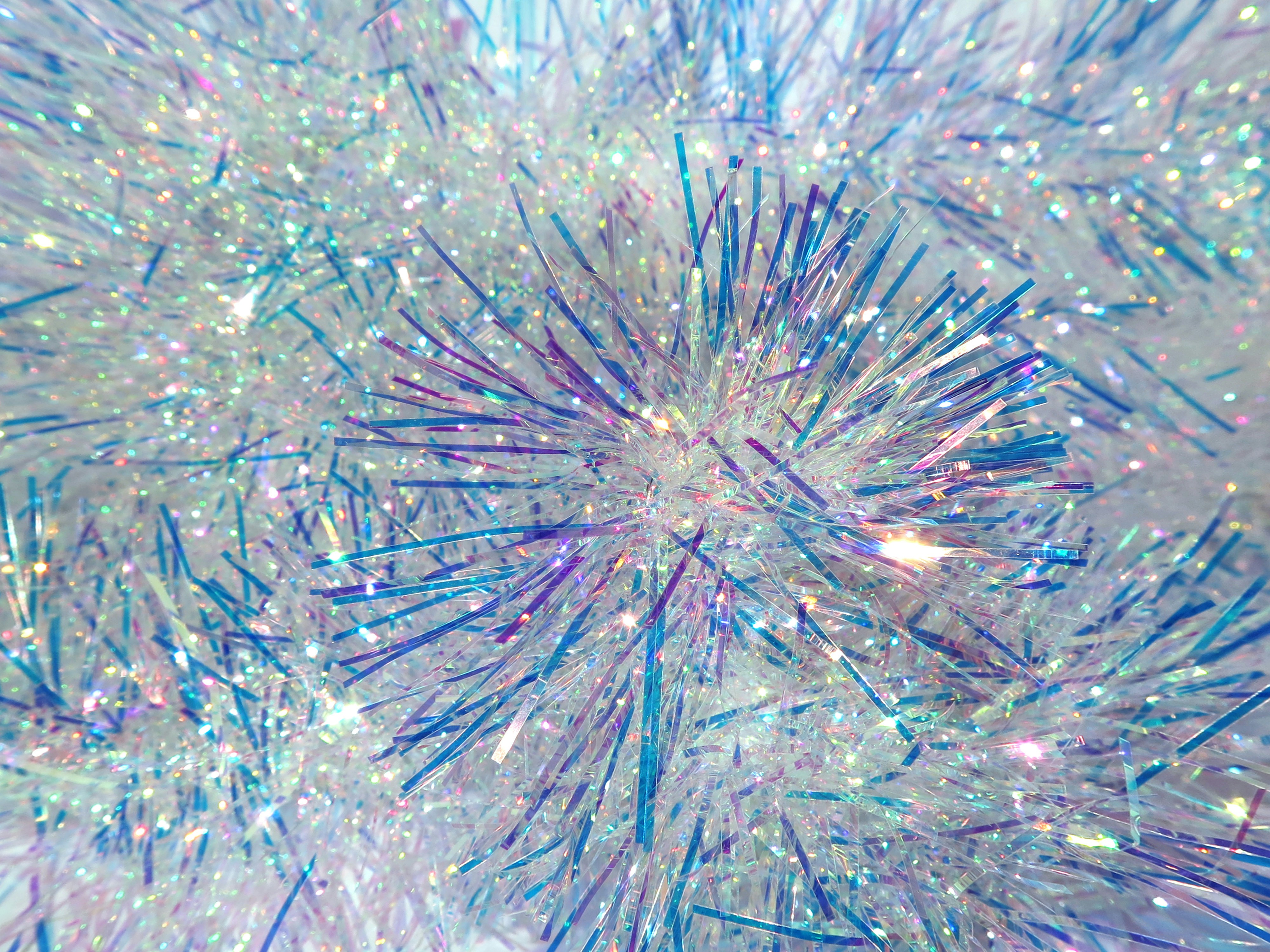 fairy tinsel hair extensions for Christmas