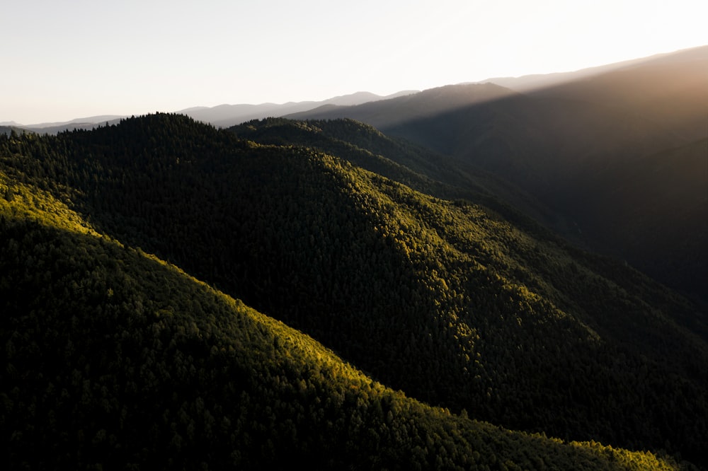 green mountain under white sky during daytime