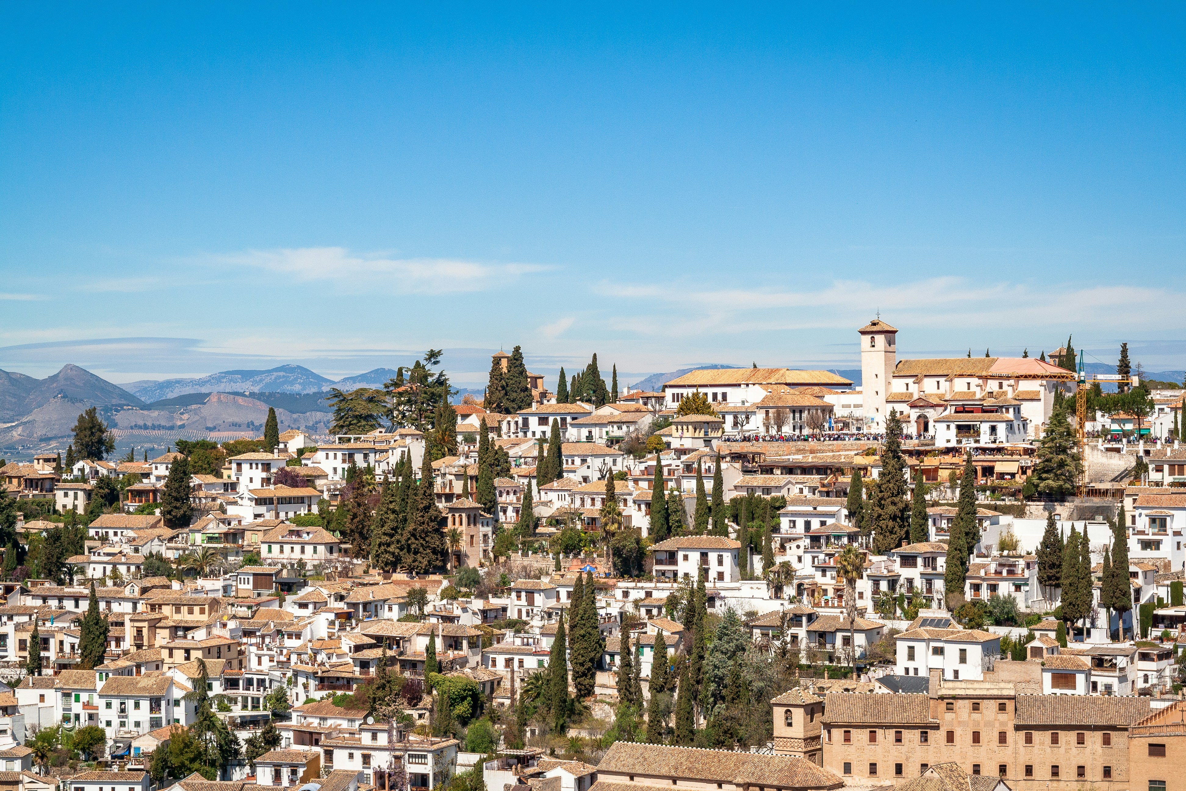 aerial view of city buildings during daytime, 