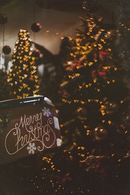 A cheerful Christmas-themed contact form with festive decorations.