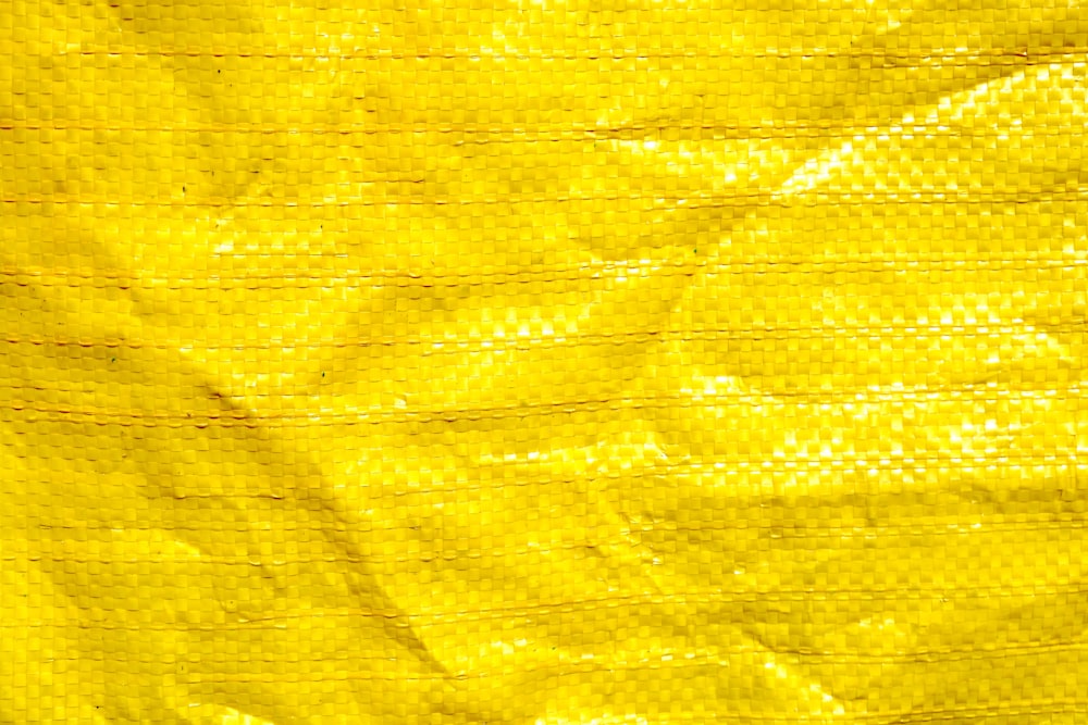 yellow textile with white line