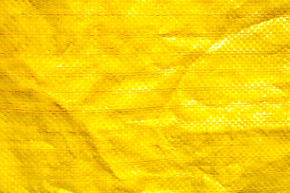 yellow textile with white line