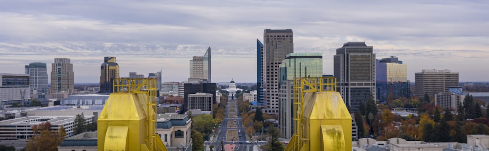 high rise buildings during daytime