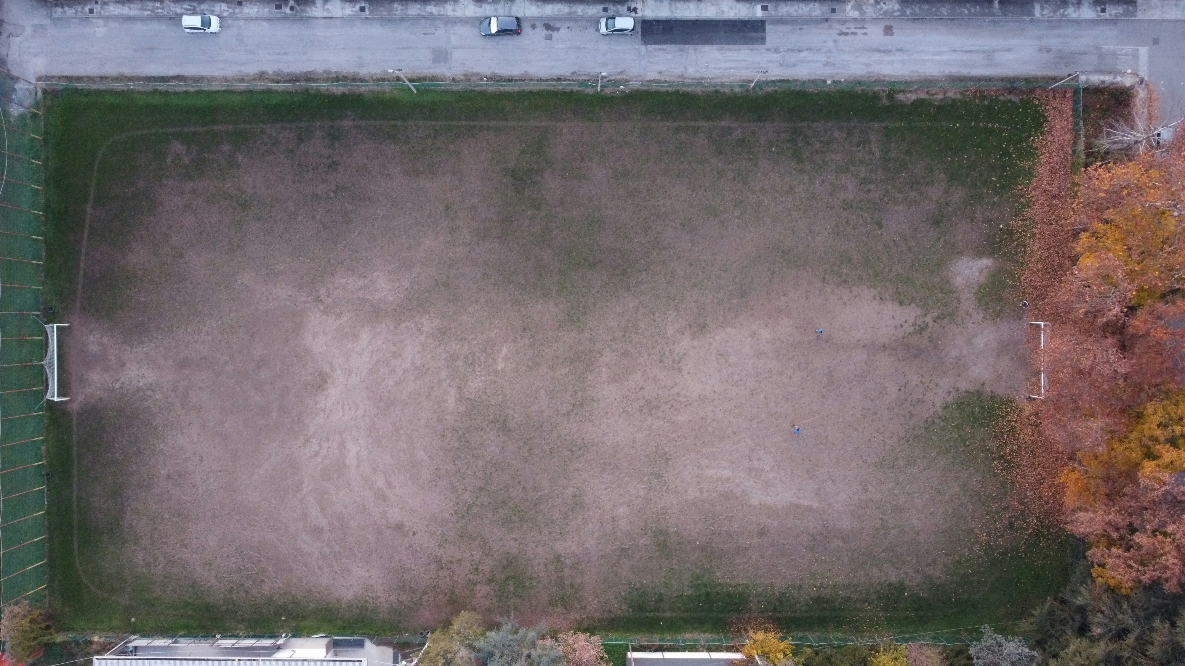 Football field.