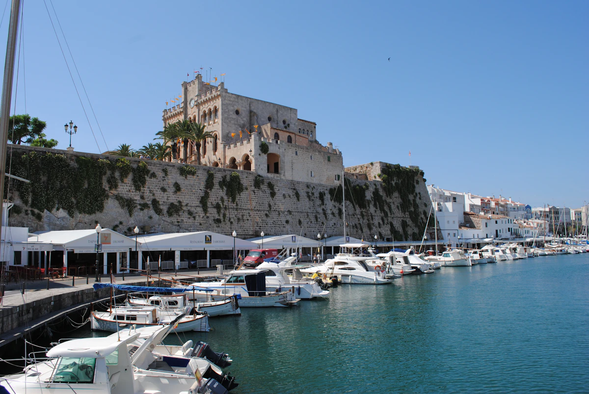Ciutadella old town and harbour, Menorca