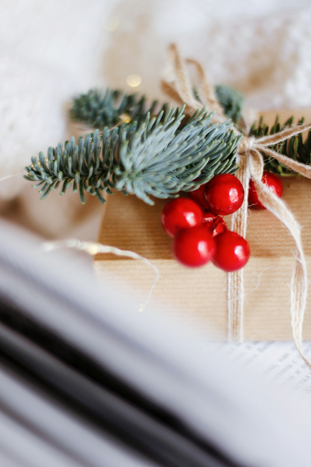 red round fruits on white textile