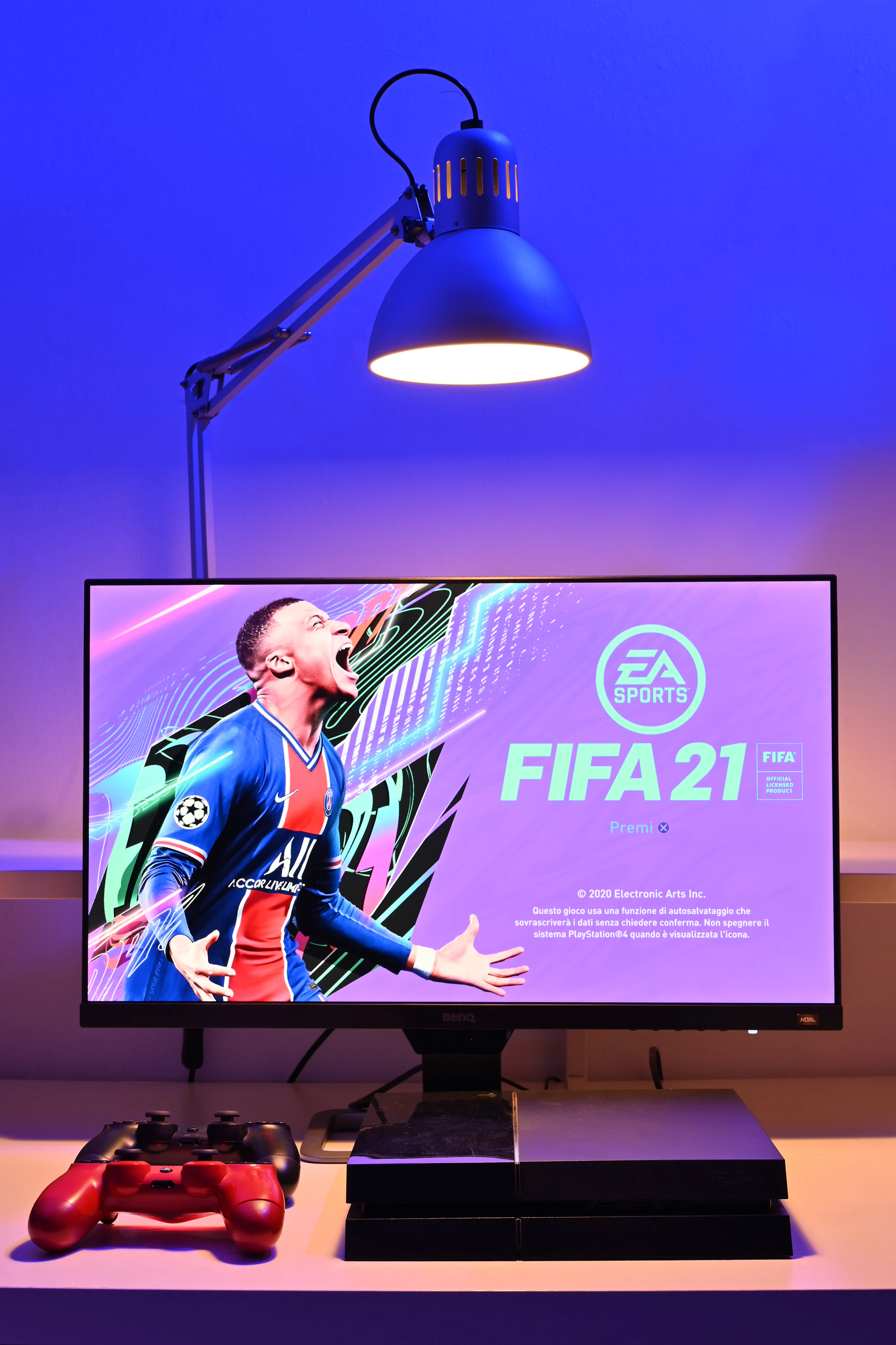 EA Sports FIFA football gameplay on PlayStation TV