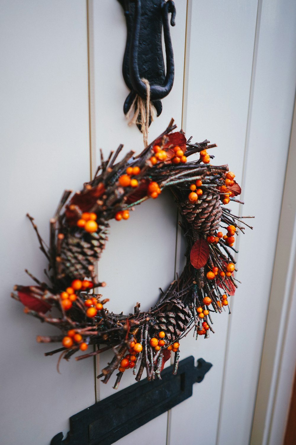 black and yellow hanging decor