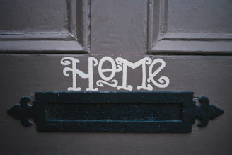 white and black wooden frame