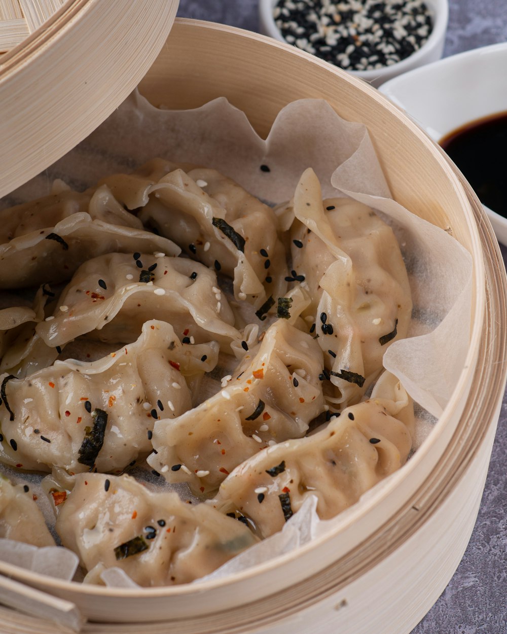 white pasta on white ceramic bowl