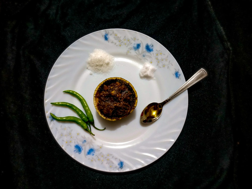 chocolate cake on white ceramic plate