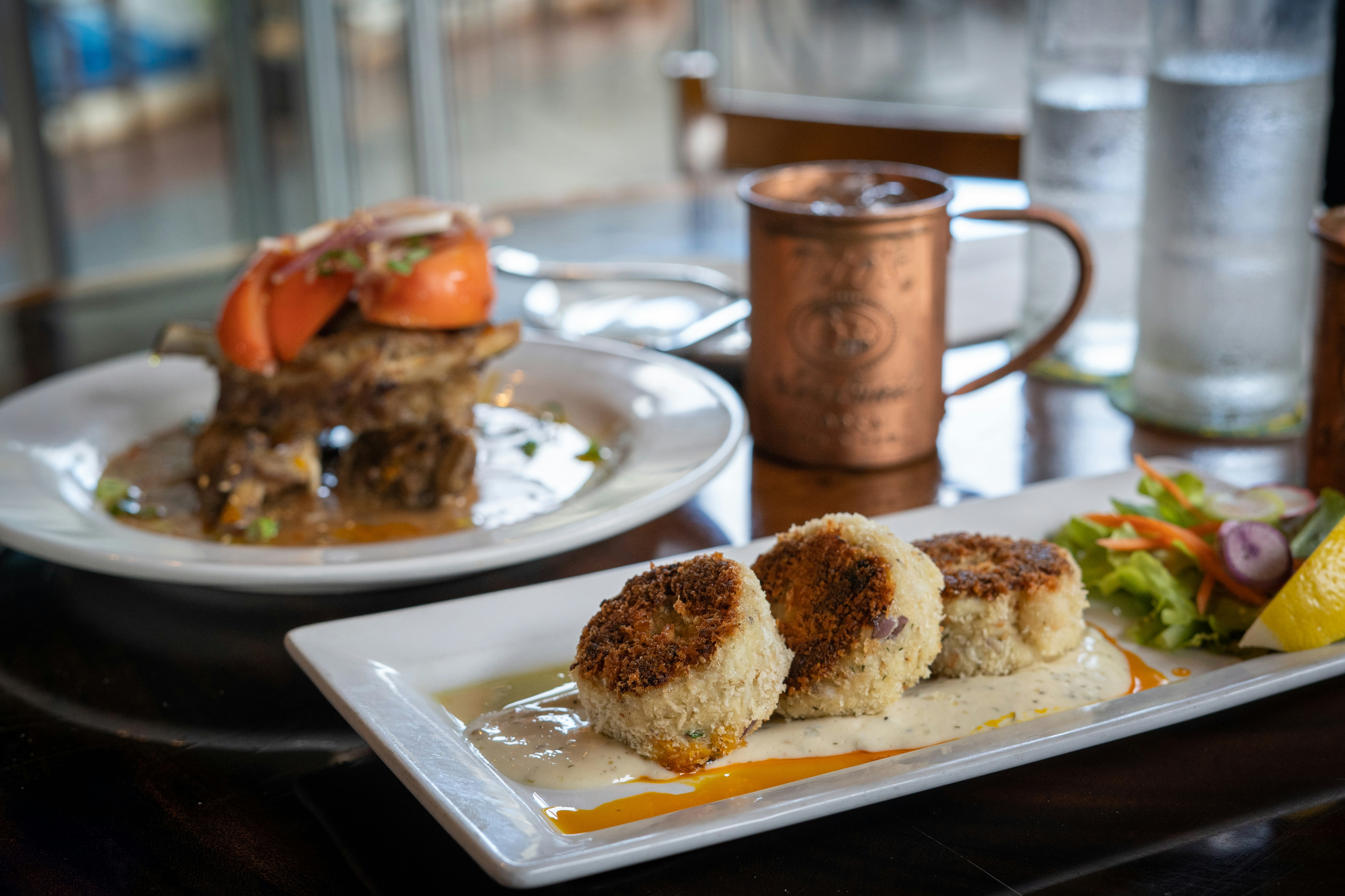 Father Bru’s Crab Cakes with Remoulade Sauce