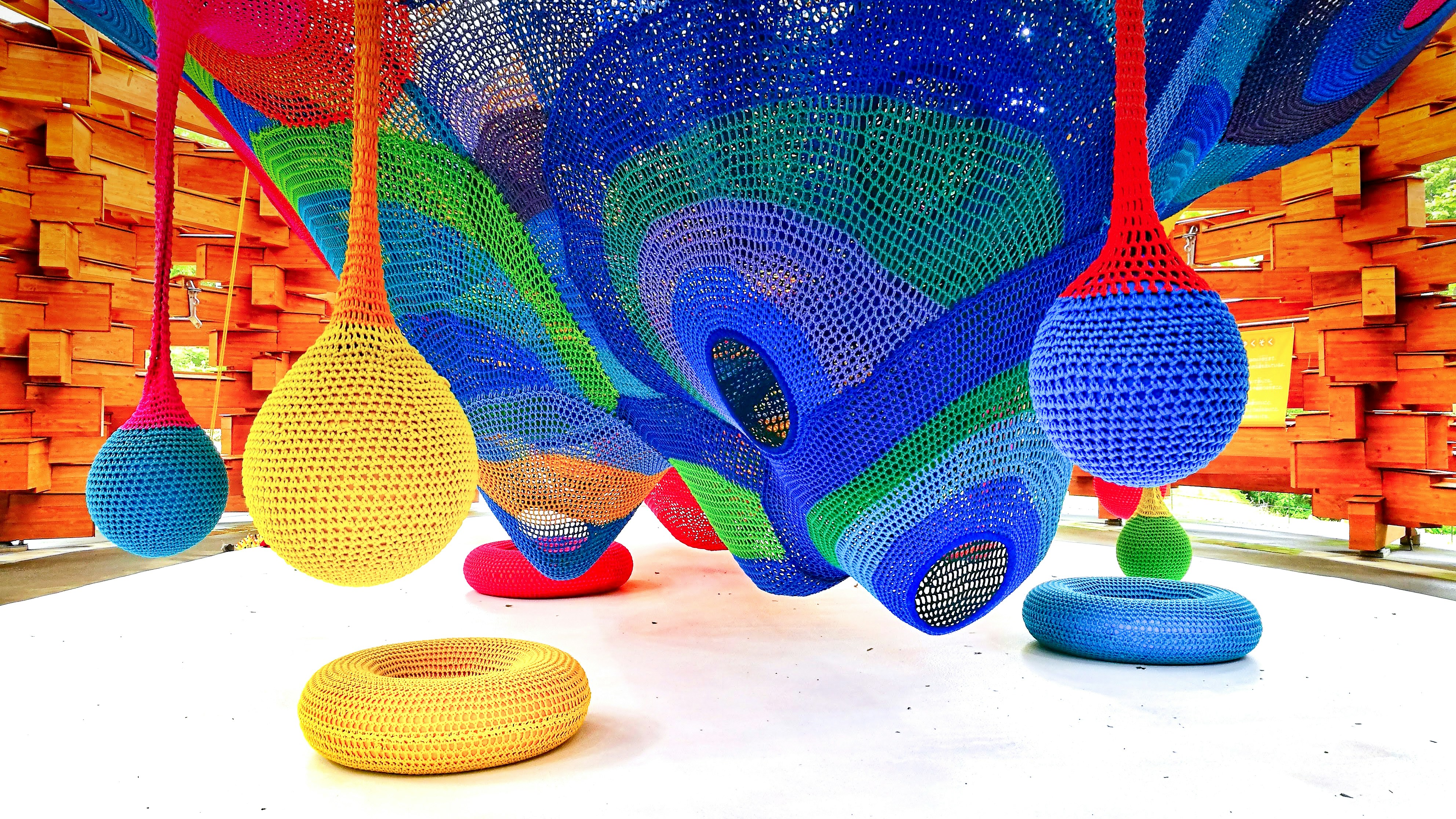 blue yellow and red plastic toy