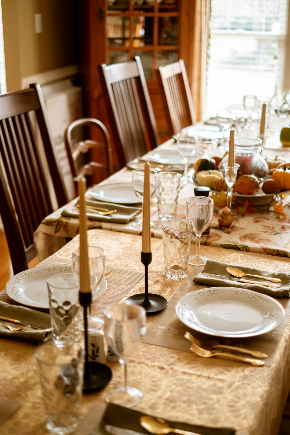 clear wine glass on table