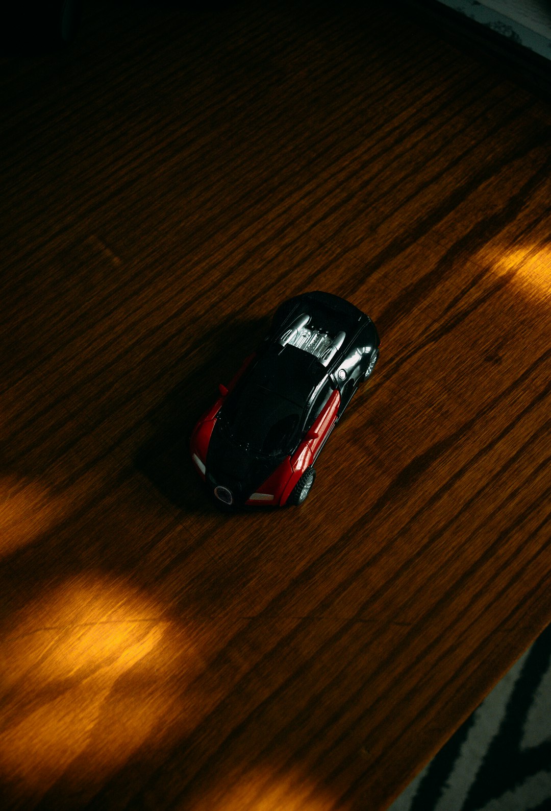 red and black toy car