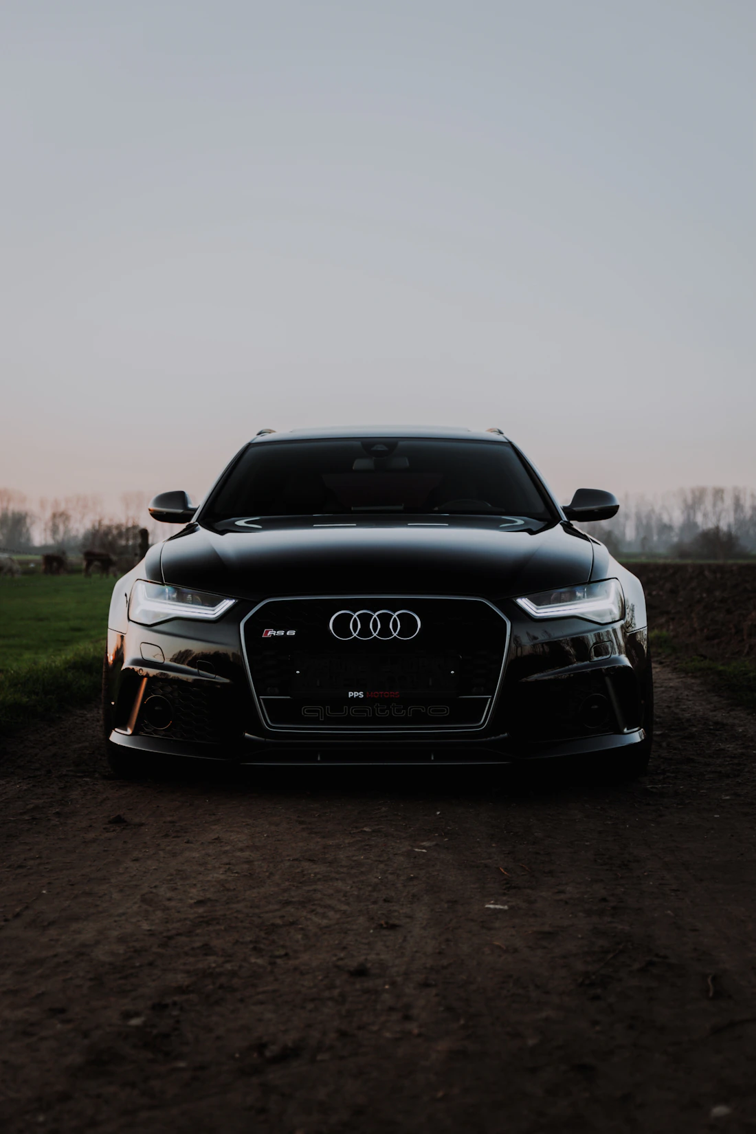 Sports car outside