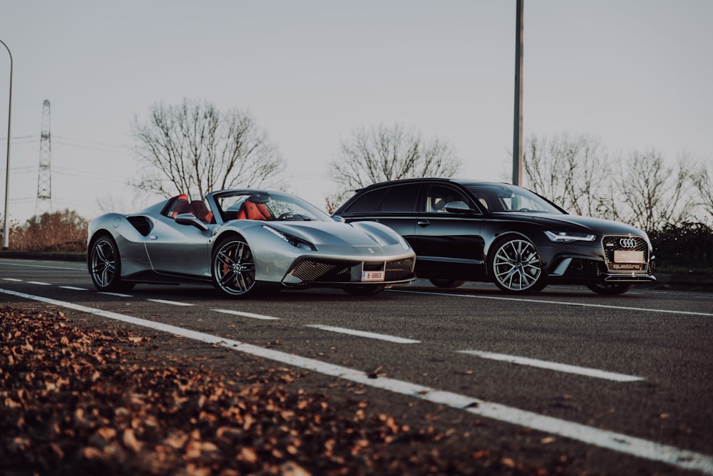 black coupe on road during daytime