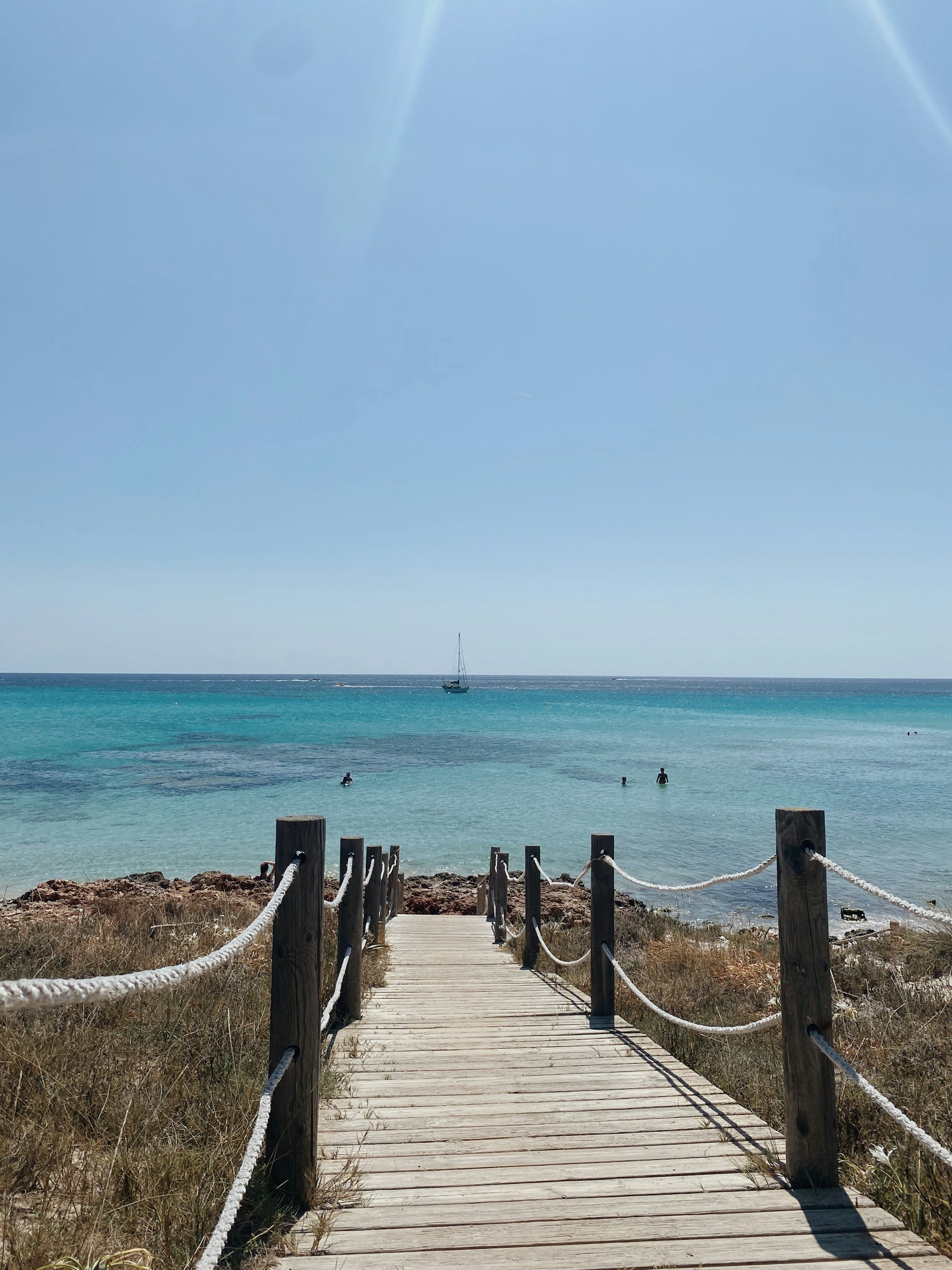 brown wooden dock on blue sea under blue sky during daytime