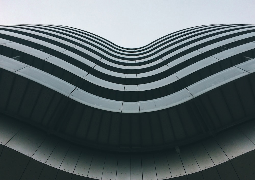 white and black concrete building