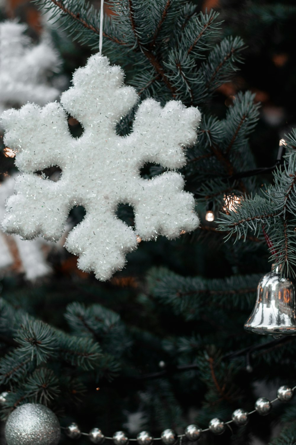 white snow covered tree during daytime