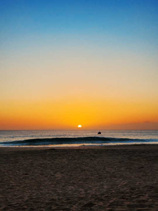 people on beach during sunset in Maio Cape Verde