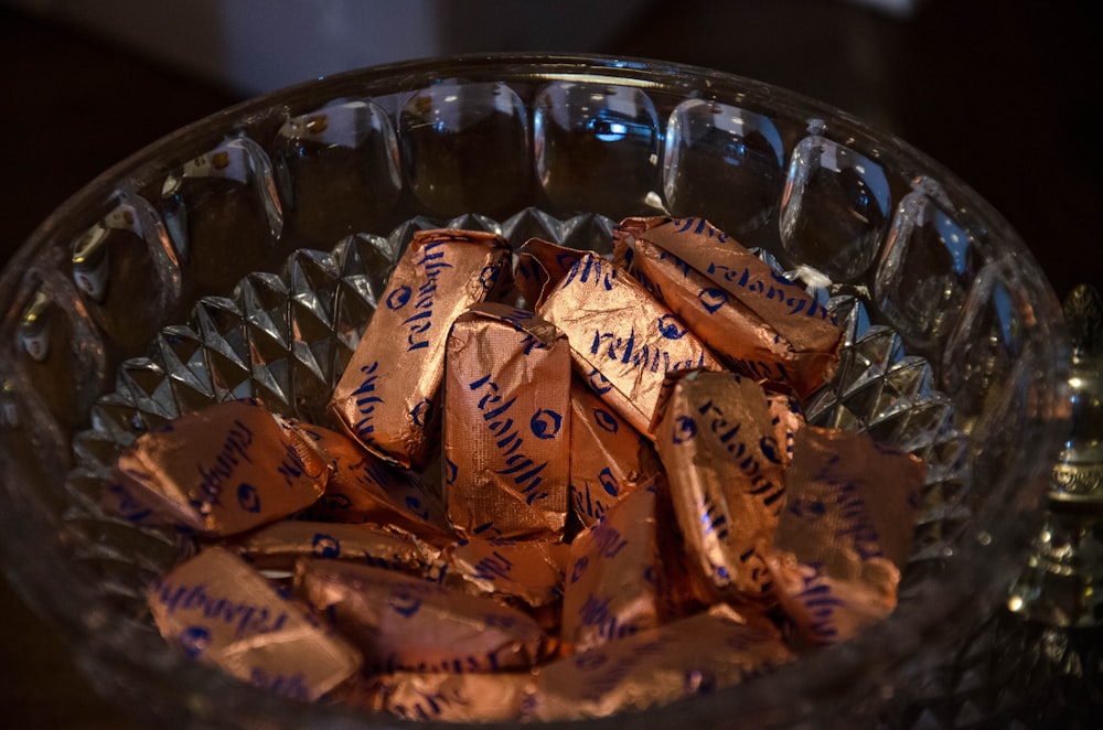 brown chocolate bar on stainless steel bowl