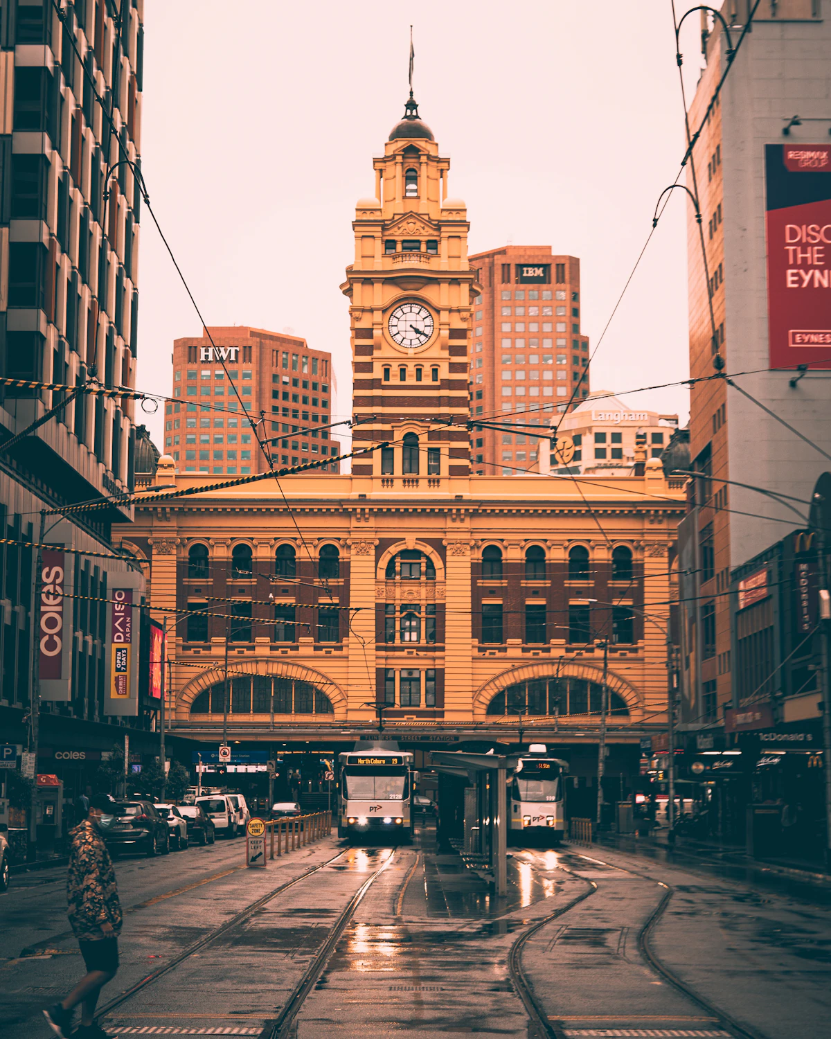 Melbourne city view representing a family trip during Moomba