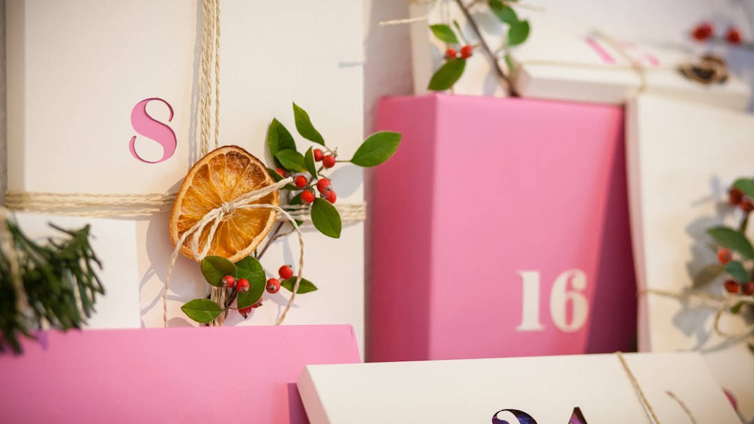 pink and yellow floral box,