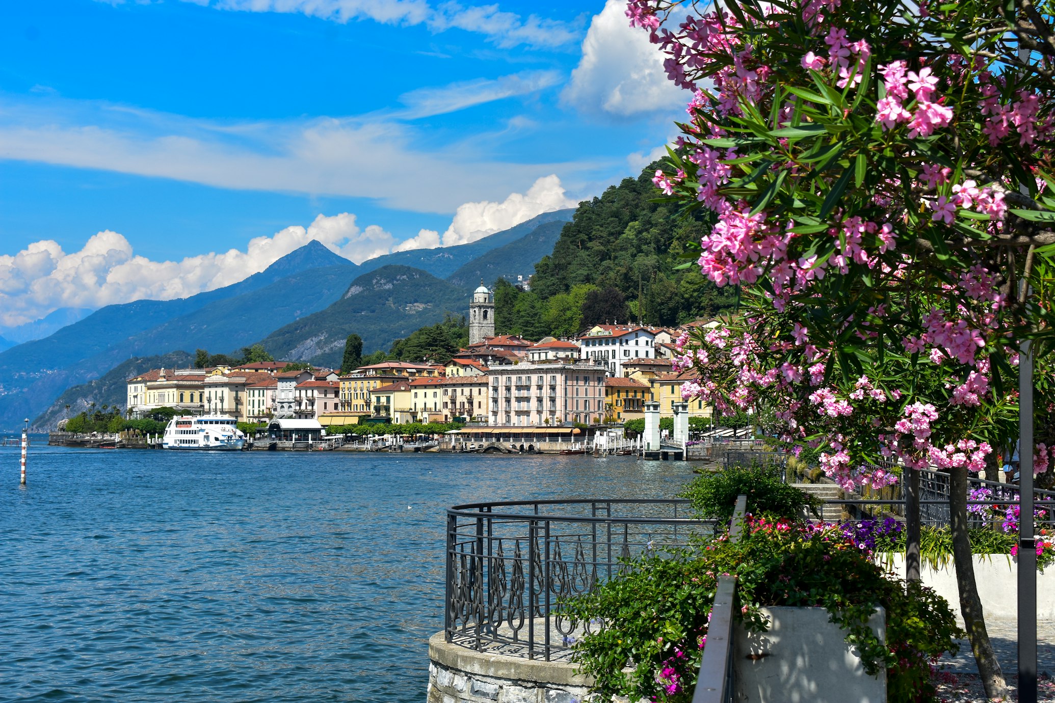 Lake Como with historic villas