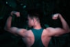 man in green tank top