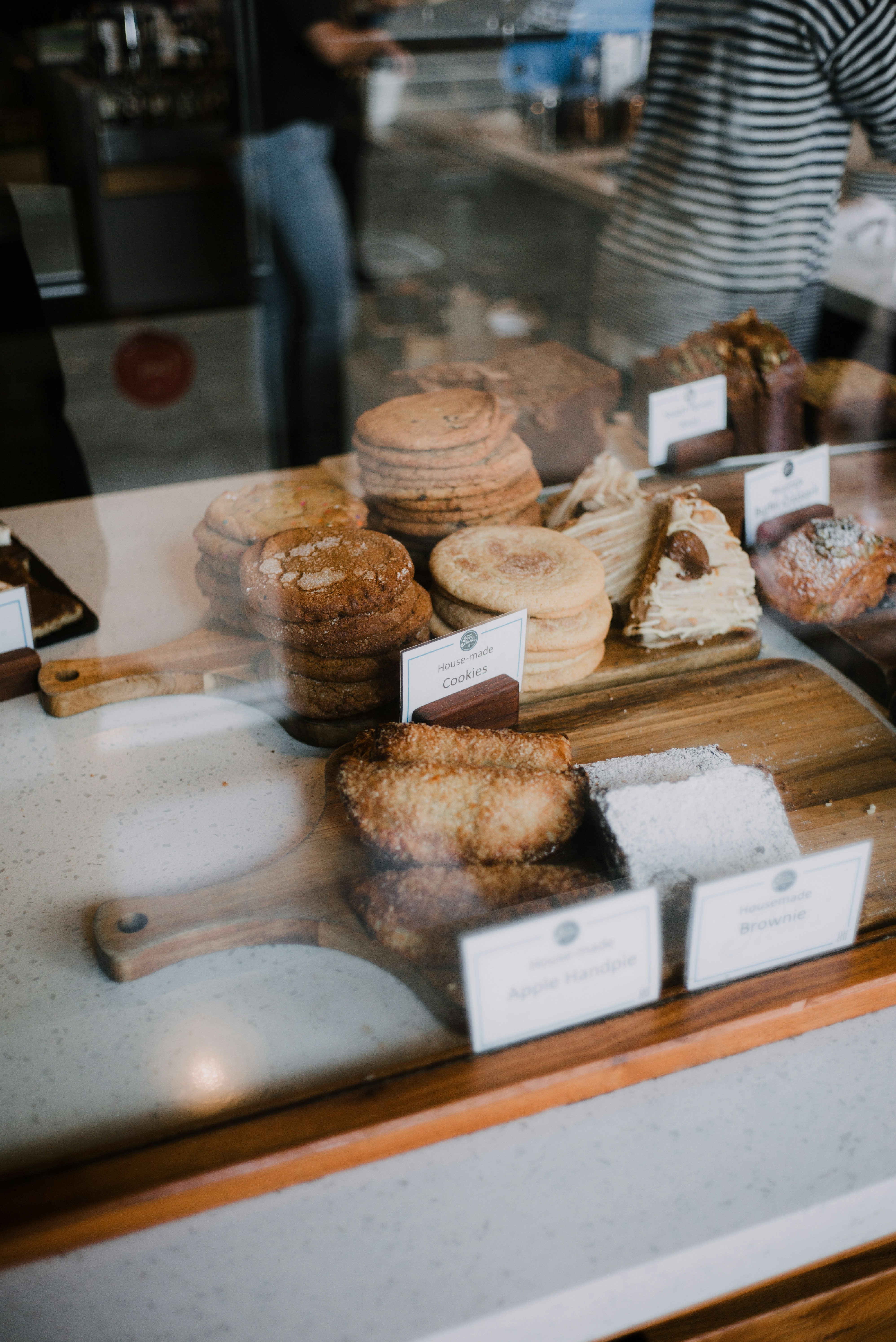 Cookies and pastries in a local pnw coffee shop