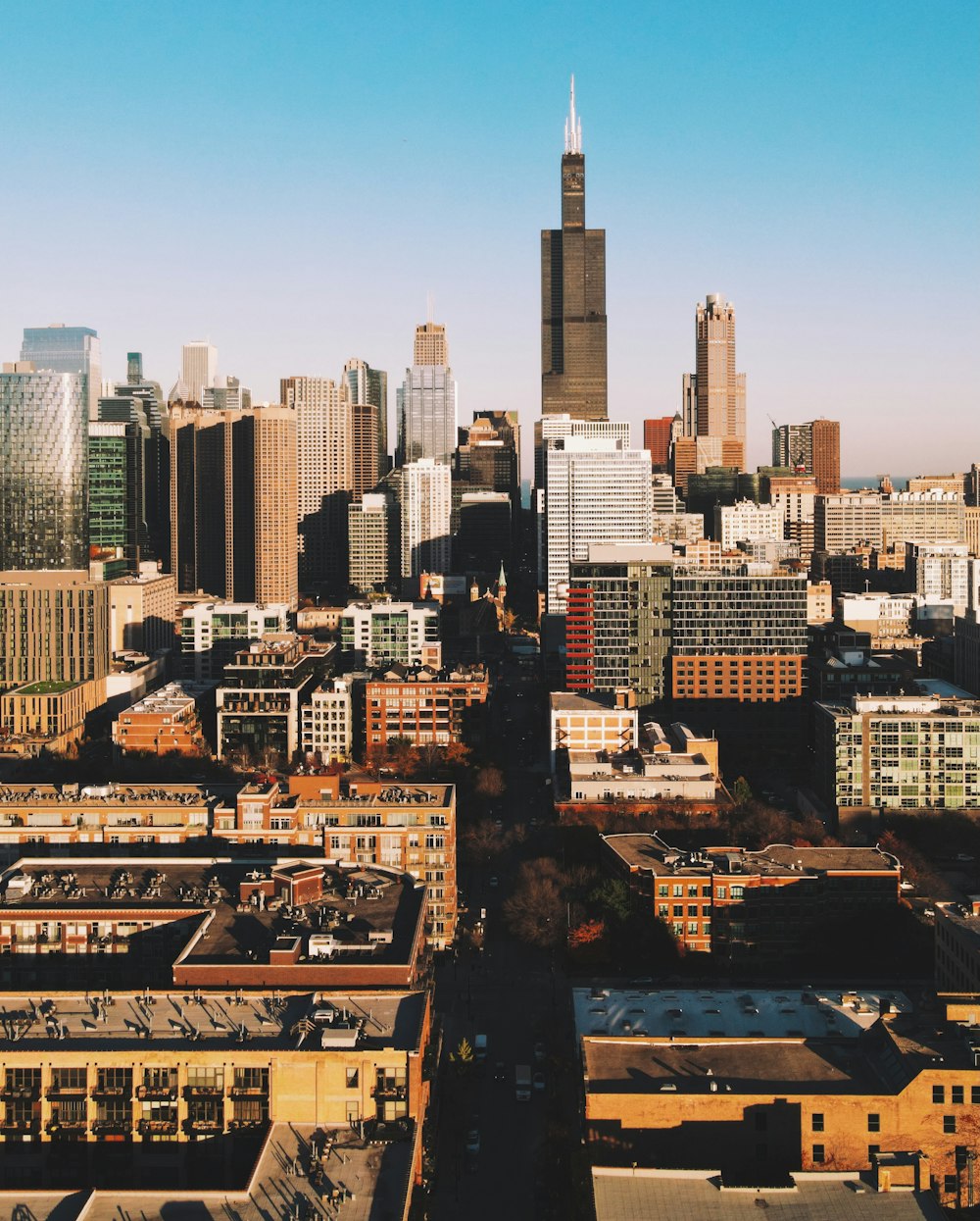 city skyline under blue sky during daytime