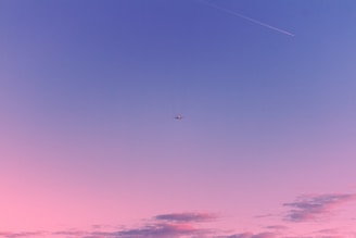 airplane flying in the sky during daytime